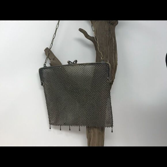 Antique German Silver chain purse - Picture 1 of 5